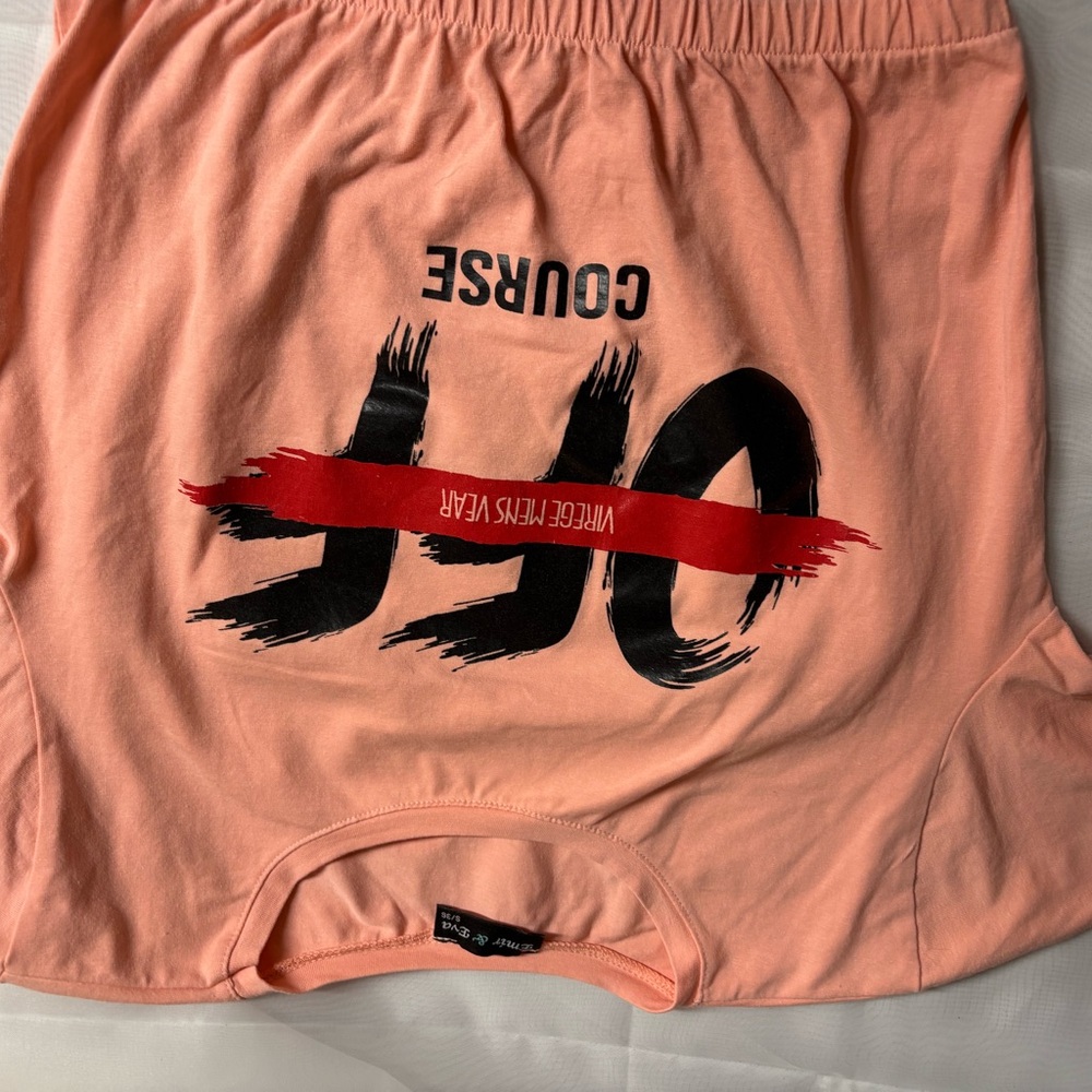 Emir & Eva Peach Graphic Tee preowned